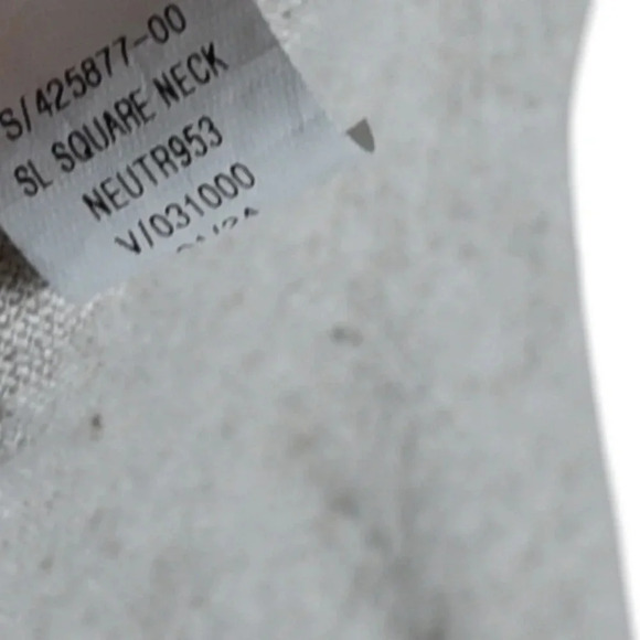 Old Navy Linen Blend Square Neck Above Knee Natural Dress Flax Color 3X Vacation - Picture 6 of 8